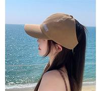 Cappello da Donna con Lingua D'Anatra, Berretto da Baseball, Mostra Il Viso, Piccolo, Mezzo Vuoto, può Essere Legato con Coda di Cavallo, Protezione Solare