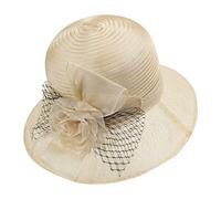 Cappello da donna con sole estivo, anti UV, in organza, per matrimonio, donna, cerimonia chic ed elegante, Bob, per cerimonia, cocktail, feste, capelines a tesa larga, berretti, berretti e cappelli