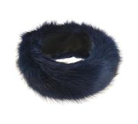 Cappello da donna in finta pelliccia russa con fascia invernale in peluche paraorecchie più caldo blu navy