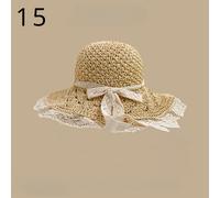 Cappello Da Donna In Paglia Intrecciato Dolce Con Visiera Larga Per Sole Al Mare