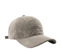 Cappello da donna in velluto a coste retrò giapponese con becco d'anatra - Cappello di protezione solare per uomini e donne, Grigio, Taglia unica