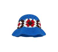 Cappello da donna lavorato a maglia con fiori vuoti giapponesi lavorato a mano per autunno e inverno, cappello in lana dolce da spettacolo di piccoli, Bu2, M