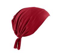Cappello da donna musulmano elastico etnico Hijab tinta unita regolabile piccolo tappo tubo avvolto turbante cappello invernale soldato cacciatore cappello con occhiali, M, Taglia unica