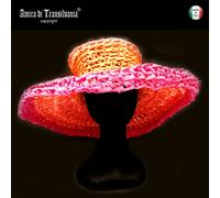 Cappello da Donna Paglia Falda Tese Larghe Elegante Cerimonia Fashion Matrimonio