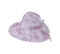 Cappello da donna per la primavera e l'estate a tesa larga cappello parasole da viaggio all'aperto cappello da pescatore cappello da sole alla moda cappello da basket, rosa, Taglia unica