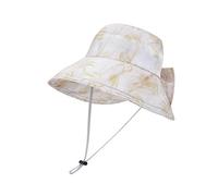 Cappello da donna per la primavera e l'estate a tesa larga parasole da viaggio all'aperto copertura cappello da pescatore cappello da sole alla moda cappello da palude, Giallo, Taglia unica