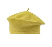 Cappello da donna tinta unita imitazione lana berretto Bud cappello pittore raso foderato maglia, Ye1., Taglia unica
