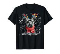 Cappello da Donna Yorkshire Dog Xmas Santa Sciarpa Christma Maglietta