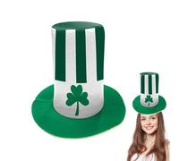 Cappello da festa di San Patrizio, cappello a cilindro da leprechaun, accessori per foto per il giorno di San Patrizio, puntale per albero verde, , accessori per costumi