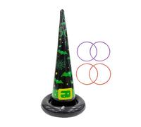 Cappello da gioco di tiro | Con 4 anelli di cappelli da di Halloween | Giochi di lancio per adulti e carnevale - Per ragazzi, bambini, adulti, adolescenti, famiglia,