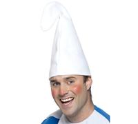 Cappello Da Gnome Bianco Fiaba E Libro Magico Costume Da Uomo Elegante Nuovo