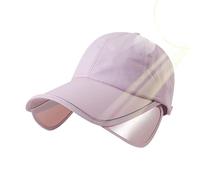 Cappello da Golf Donna - Cappello A Tesa Larga con Foro per Coda di Cavallo - Cappelli con Tesa per Golf Corsa Spiaggia Escursioni Ciclismo Baseball Cammino Guida