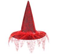 Cappello Da Halloween Design Ragnatela Cosplay Costume Da Festa Accessorio | Cappello A Punta Da per Spettacoli Teatrali Festival Spettacolo di Scena Ballo in Maschera Feste delle Va