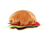 Cappello da Hamburger Decorativo, Copricapo Cosplay, Leggero e Comodo | Feltro Non Tessuto, Facile da Indossare e Togliere, per Festa di Capodanno, Stile Carino e Divertente