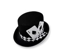 Cappello da illusionista - Accessorio per performance magico, abbigliamento da palcoscenico, costume da spettacolo per feste | cappello da mago per Halloween, cosplay, spettacoli sul palco