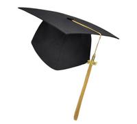 Cappello da laurea, cappelli da laurea regolabili - Cappello da laurea con pompon 2025| Cappello da laurea regolabile unisex per adulti liceo e b alauréat