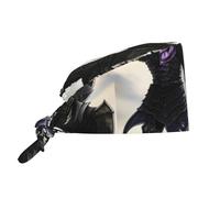 Cappello da lavoro/cappello da chef con motivo "Mostro in armatura" per uomo e donna, per chirurgia e infermieristica, colore nero.