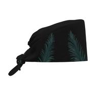 Cappello da lavoro per pulizie con stampa di bianca che mangia pigne, cappello da chef per uomo e donna, regolabile e traspirante.