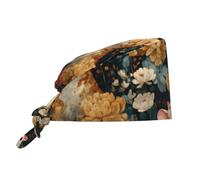 Cappello da lavoro per pulizie con stampa "Il topolino che adoro", cappello da chef per uomo e donna, regolabile e traspirante, nero.