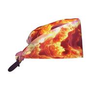 Cappello da lavoro traspirante con immagine di una cometa nello spazio, regolabile e comodo, per uomo e donna, colore nero.