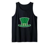 Cappello da Leprechaun Verde con Motivo Lucky Shamrock Canotta
