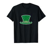 Cappello da Leprechaun Verde con Motivo Lucky Shamrock Maglietta