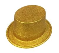 Cappello da mago, cappello a cilindro, da cowboy, Fedora, cosplay, festa di Natale, copertura per la testa scintillante per adulti e bambini