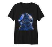 Cappello da Mago Carlino Strega Cane spettrale Divertente Halloween Maglietta Premium