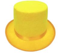 Cappello da mago, classico cappello a cilindro for spettacoli teatrali, eventi formali, accessori for costumi, spettacoli teatrali, copricapo, abbigliamento for feste natalizie, design elegante(Yellow