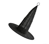 Cappello da mago con funzione di luce, 30 cm, per bambini | Funzione LED Glow, dimensioni 30 cm, materiale in PVC nero, ideale per trucchi o trattamenti, facile da usare con pulsante