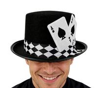 Cappello da Mago Design con Carte da Poker