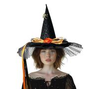 Cappello da mago di Halloween Grande Strega Strega Led Light Up Witch Caps Moda A Punta Halloween Cosplay Costume Halloween Cappello da Strega