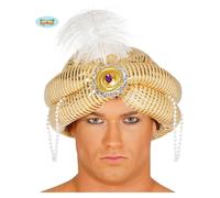 Cappello da Maraja da adulto per Carnevale e per feste a tema