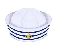 Cappello da marinaio, da donna, da uomo, da marinaio, da donna, da uomo, da capitano, da marinaio, da marinaio, da marinaio, per carnevale, per bambini, per adulti e marinai