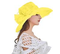 Cappello da matrimonio da donna, cerimonia anti raggi UV, in organza, cappello da donna, sole estivo, chic ed elegante, Bob, per cerimonia, cocktail, feste, berretti, berretti e cappelli, derby