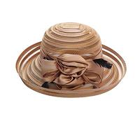 Cappello da matrimonio da donna, cerimonia chic ed elegante, in organza, cappello da donna, sole estivo, anti UV, capeline da cerimonia, cocktail, party, Bob, estate, leggero, berretti, berretti e