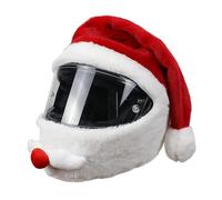 Cappello da moto natalizio come copricapo festivo per quasi tutte le coperture completamente decorative e un comfort di guida sicuro durante l'inverno