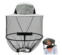 Cappello da netta per bug 14.6x19.7 '' Cappelli da sole Cappelli estivi Cappello da giardinaggio a prova di sole Mesh Mesh Apicoltore Cappello Apicoltore Piegabile per giardinaggio da campeggio ester