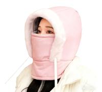 Cappello da neve - Passamontagna invernale resistente al vento e rinforzato, cappello per il clima freddo, composto da copertura per il viso e sciarpa, per il tempo freddo attività all'aria aperta