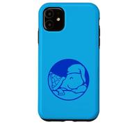 Cappello da notte a forma di tartaruga, letto stanco, felice, buono, sognare, notte divertente Custodia per iPhone 11