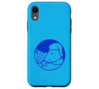 Cappello da notte a forma di tartaruga, letto stanco, felice, buono, sognare, notte divertente Custodia per iPhone XR