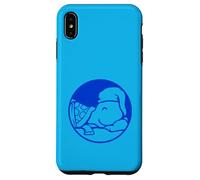 Cappello da notte a forma di tartaruga, letto stanco, felice, buono, sognare, notte divertente Custodia per iPhone XS Max