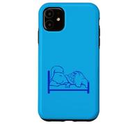 Cappello da notte a forma di tartaruga, letto stanco, felice, buono, sognare, notte divertente Custodia per iPhone 11