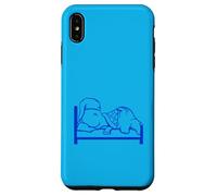Cappello da notte a forma di tartaruga, letto stanco, felice, buono, sognare, notte divertente Custodia per iPhone XS Max