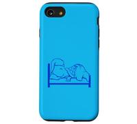 Cappello da notte a forma di tartaruga, letto stanco, felice, buono, sognare, notte divertente Custodia per iPhone SE (2020) / 7 / 8