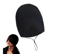 Cappello Da Notte Beanie Con Maschera Per Gli Occhi Incorporata - Berretto Da Notte Caldo 2 In 1 E Benda Oscurante | Berretto Slouchy Traspirante E Traspirante Per Dormire, Viaggiare, Meditare E Rilas
