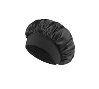 Cappello Da Notte Donna A Tesa Larga In Raso Solido 2 Pezzi Per Capelli