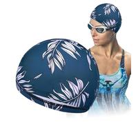 Cappello da nuoto a secco rapido - tappatura da nuoto traspirante per donne e uomini | Cappello da nuoto in tessuto regolabile confortevole con copertura per le orecchie per le vacanze a bordo