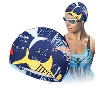 Cappello da nuoto a secco rapido - tappatura da nuoto traspirante per donne e uomini | Cappello da nuoto in tessuto regolabile confortevole con copertura per le orecchie per le vacanze a bordo