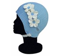 Cappello Da Nuoto Elegante Classico Chic A Fiori 3 Bubble Tunis BLUE REEF